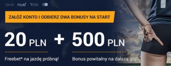 20 PLN na freebet u bukmachera internetowego STS