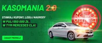 Kasomania loteria z pulą 550 000 zł w totalbet