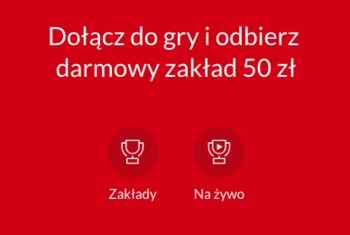 Odbierz darmowy zakład 50 zł w PZBUK