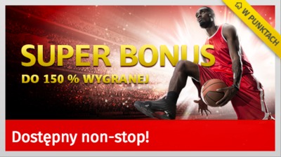 Super bonus do 150% więcej w Superbet